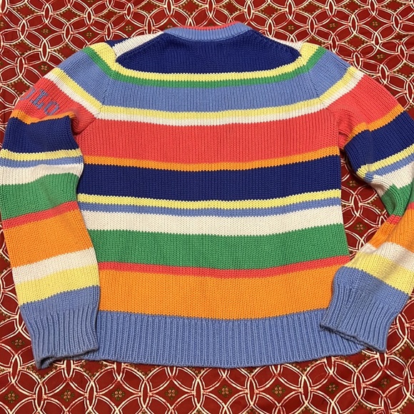 Polo Ralph Lauren Kids Multi-Colored Striped Sweater - Picture 4 of 4